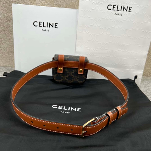 CELINE mini Arc de Triomphe waist bag old flower celine dupe waist bag
