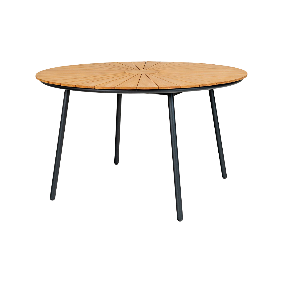 Artichok Matteo Metalen Tuintafel Bruin - Teakhouten Blad