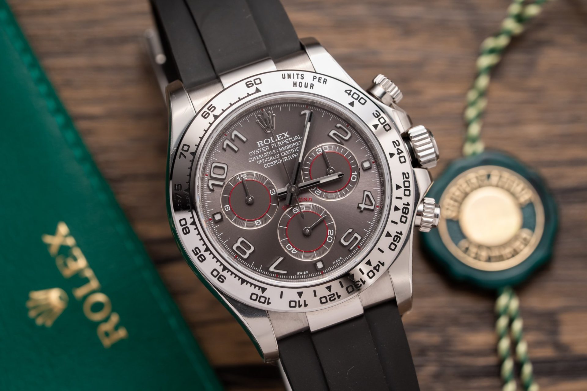 Rolex Replica 1:1 Watch Daytona 116509 Gray Dial Arabic Numerals 40mm - Elite Watch Atelier