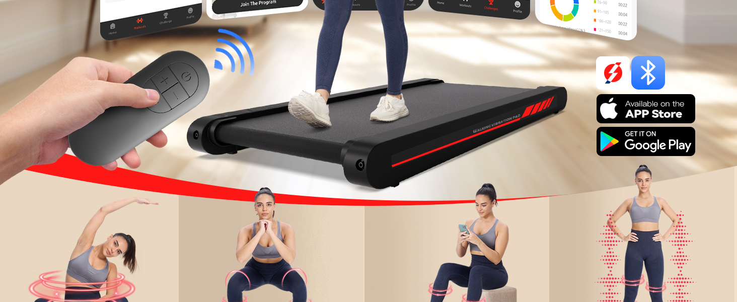 Tapis vibrant pour la marche