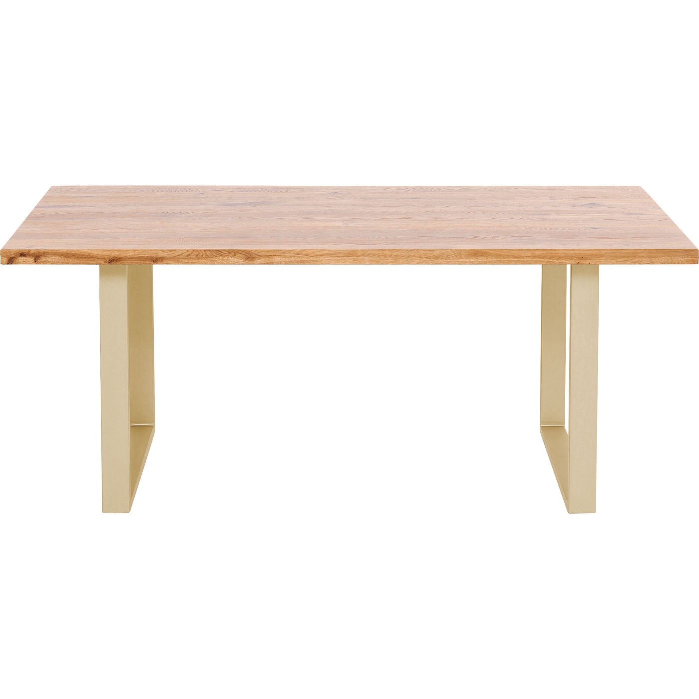Eettafel Jackie 160x80cm eik goud Kare Design