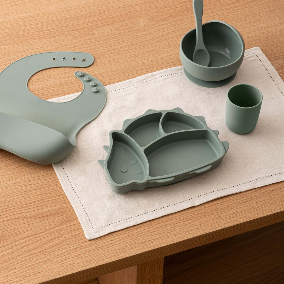5-piece meal set "Yum" Green