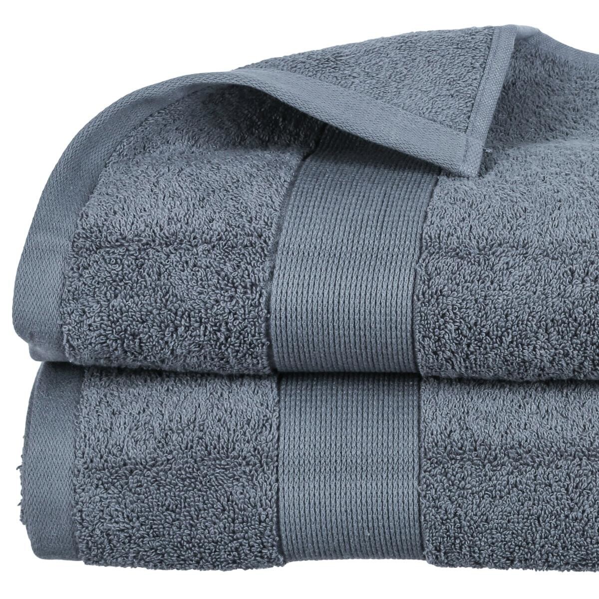 Bath sheet "Essential", cotton Gray, 100x150 cm, 400 g/m&sup2;
