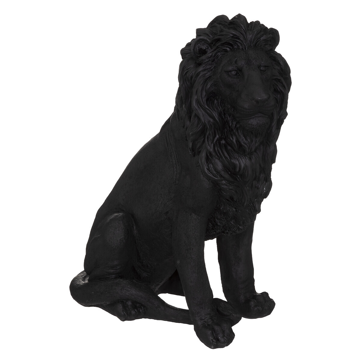 Statue "Lion" Black, H.52 cm