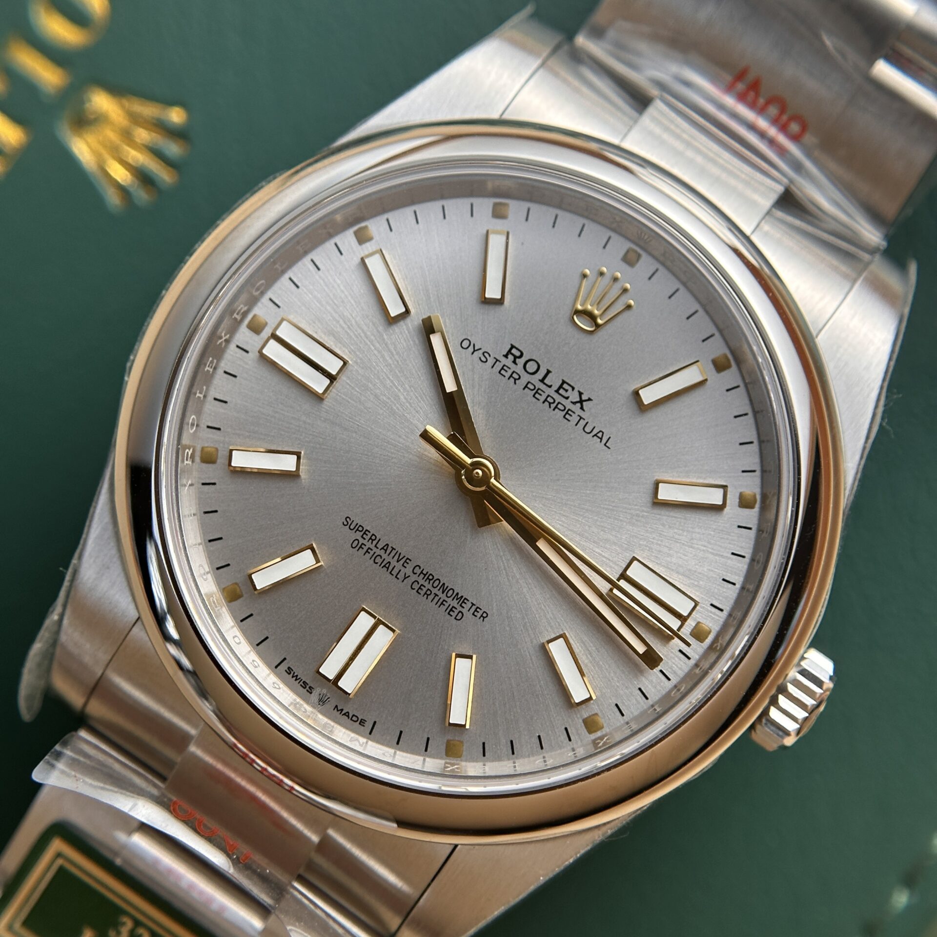 Rolex Oyster Perpetual 124300 Rhodium Dial Replica Watch King Factory 41mm - Top club