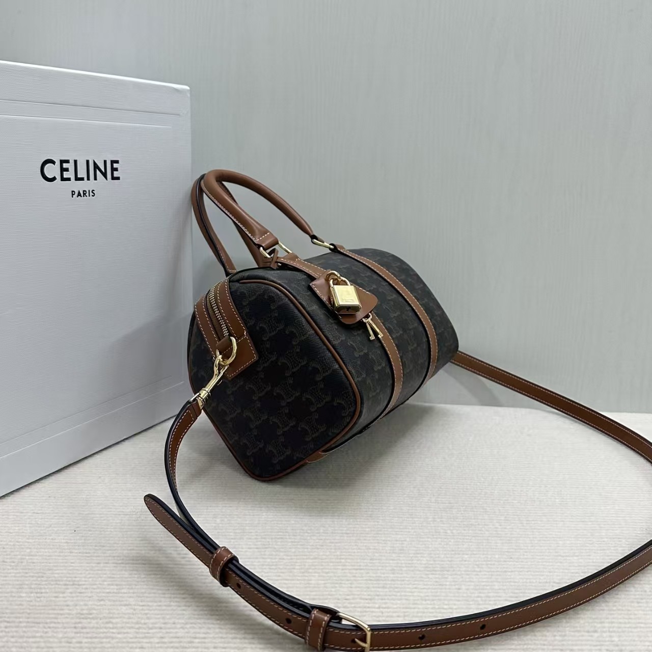 Celine Triomphe Boston Bag