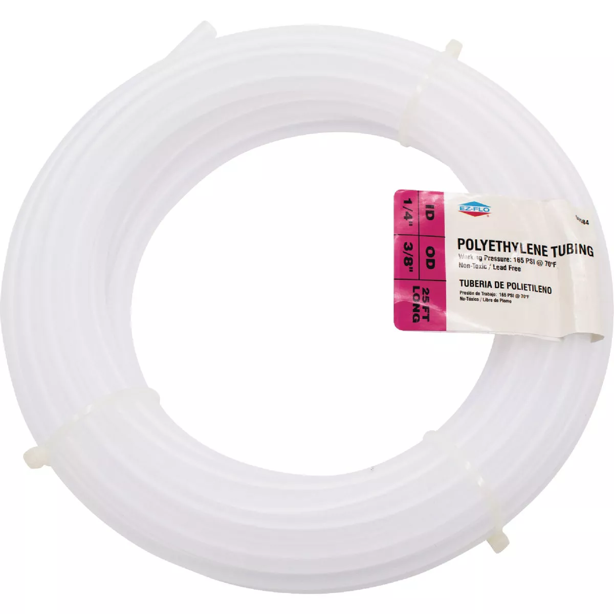 EZ-Flo 1/4 In. ID x 3/8 In. OD x 25 Ft. L. Polyethylene Tubing