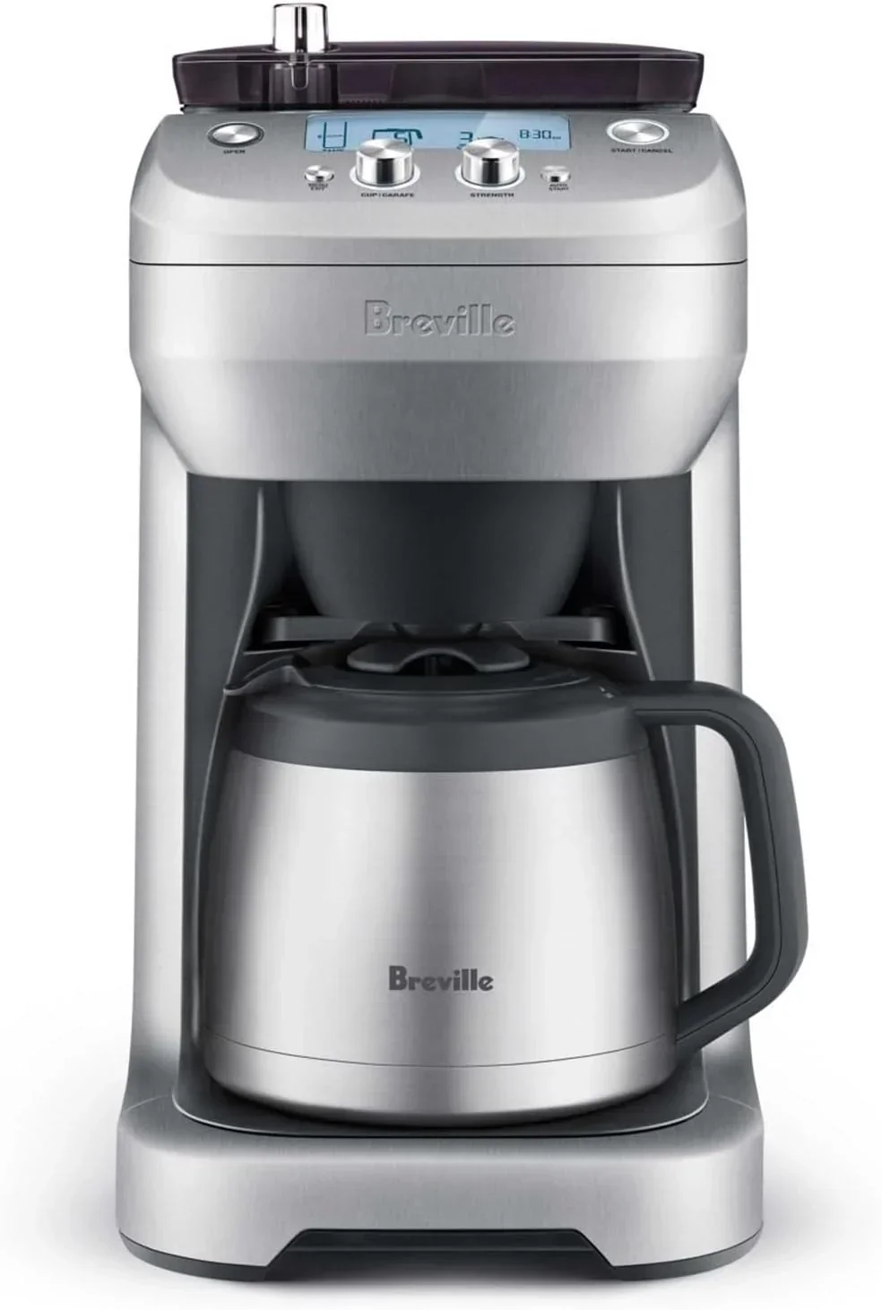 Breville Grind Control Coffee Maker With Grinder, Thermal Carafe, Brushed Stainless Steel - BDC650BSS