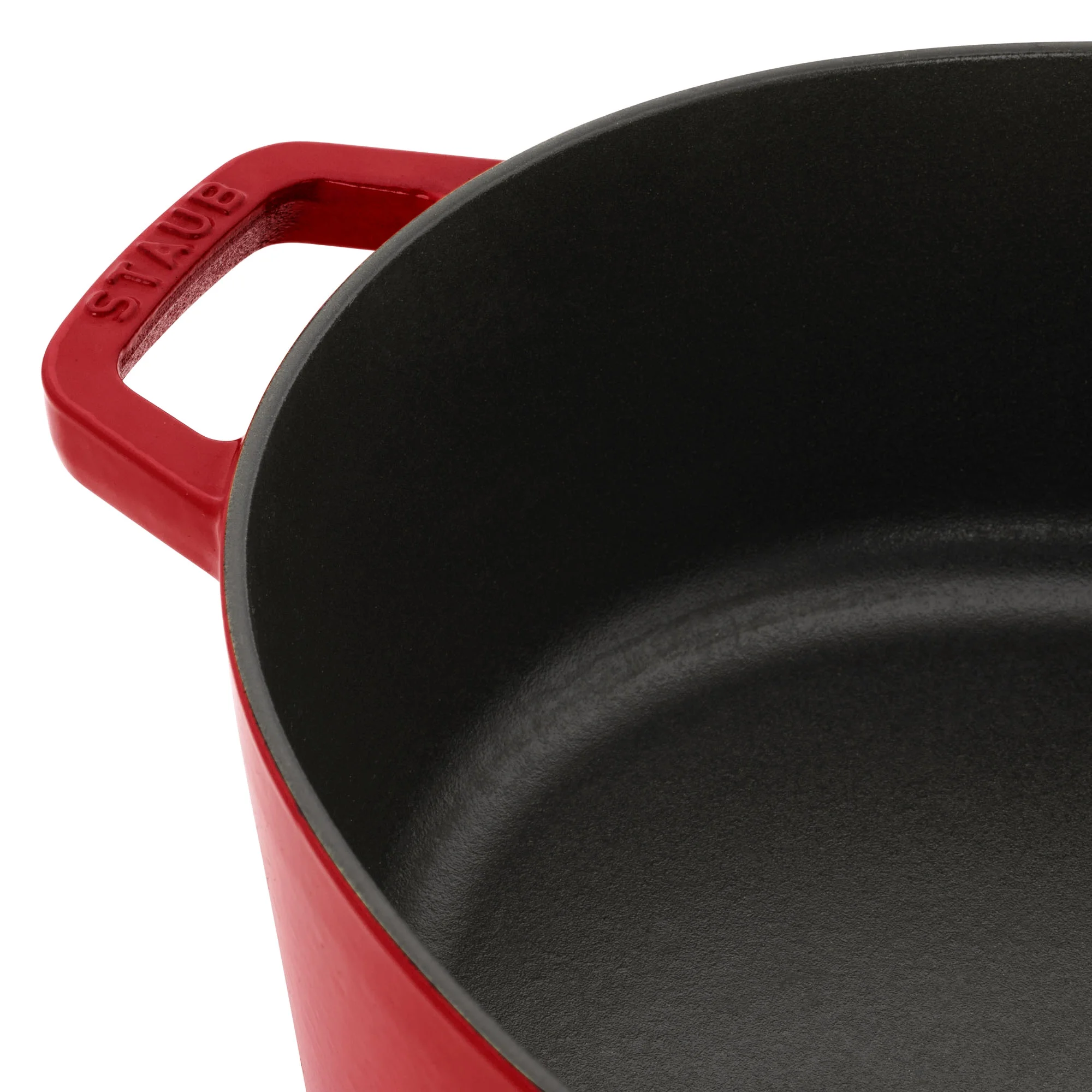 Staub Cast Iron 6.25-qt Shallow Oval Dutch Oven - Citron - Image 45