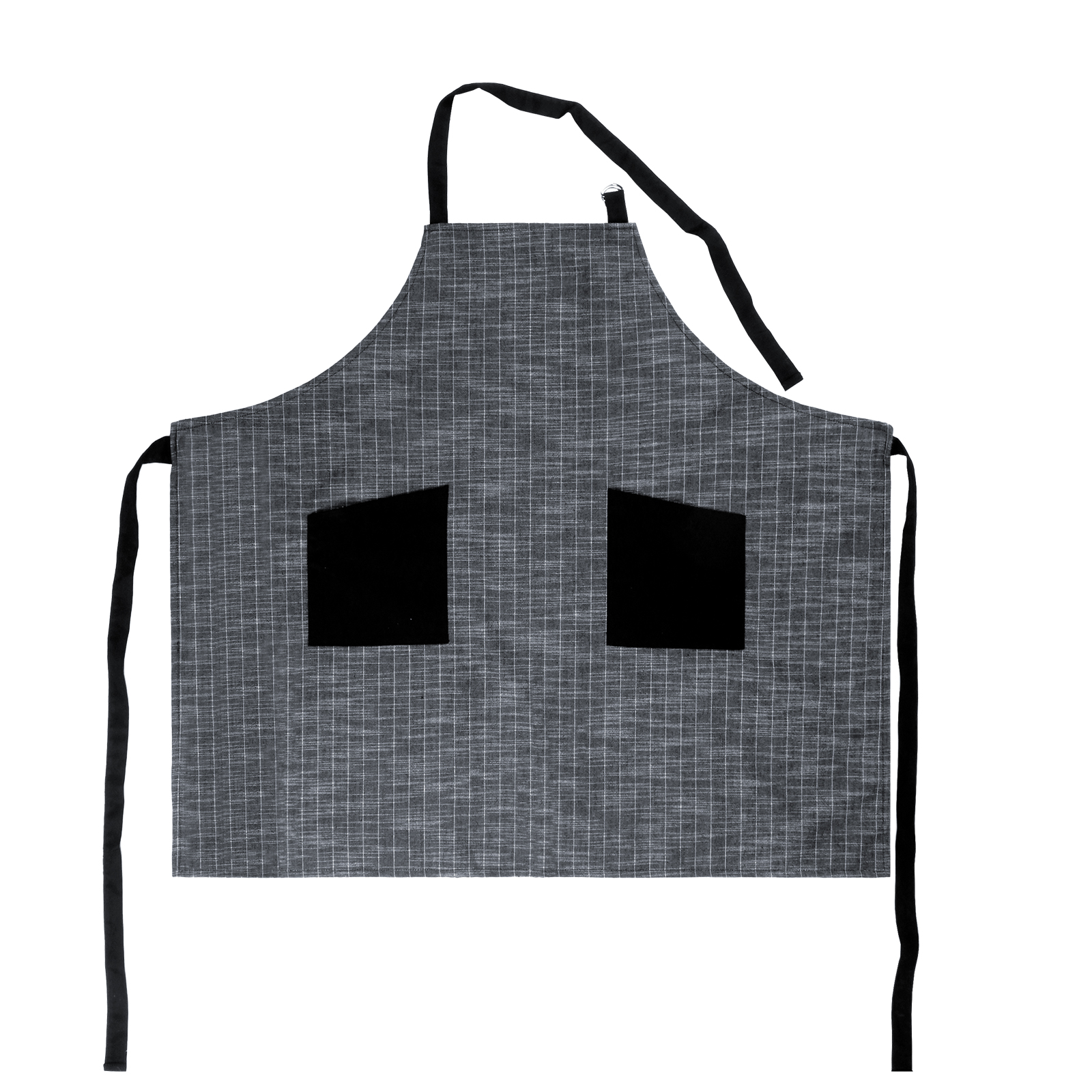 Cotton Linen Reusable Washable Server Kitchen Logo Short Body Half Aprons Custom 3 Pocket Waiter Beige Waist Apron