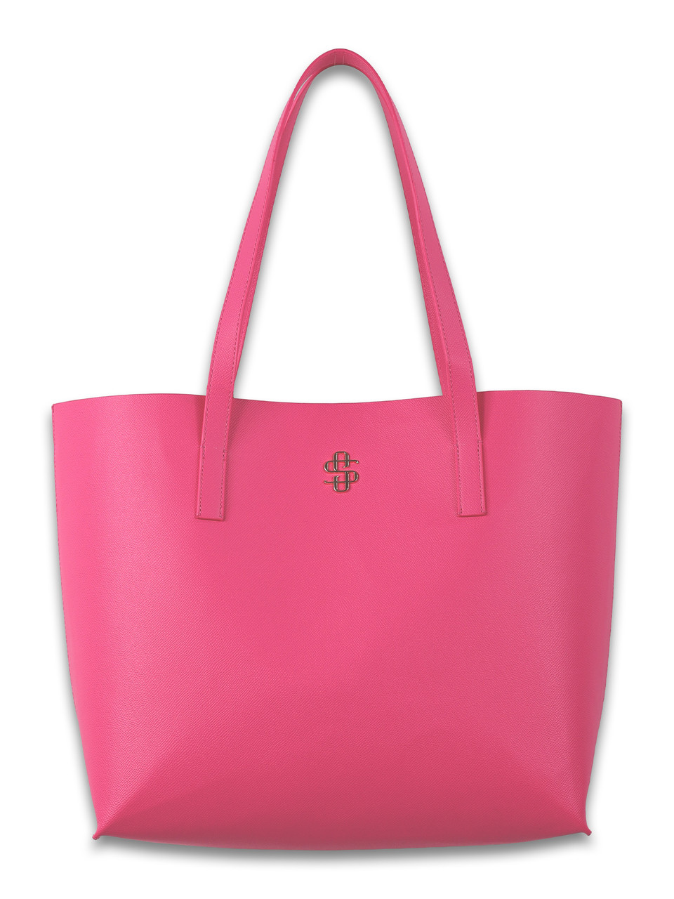 0126-BAG-LTHR-VGN-TOTE-PINK - Simply Southern Outlet