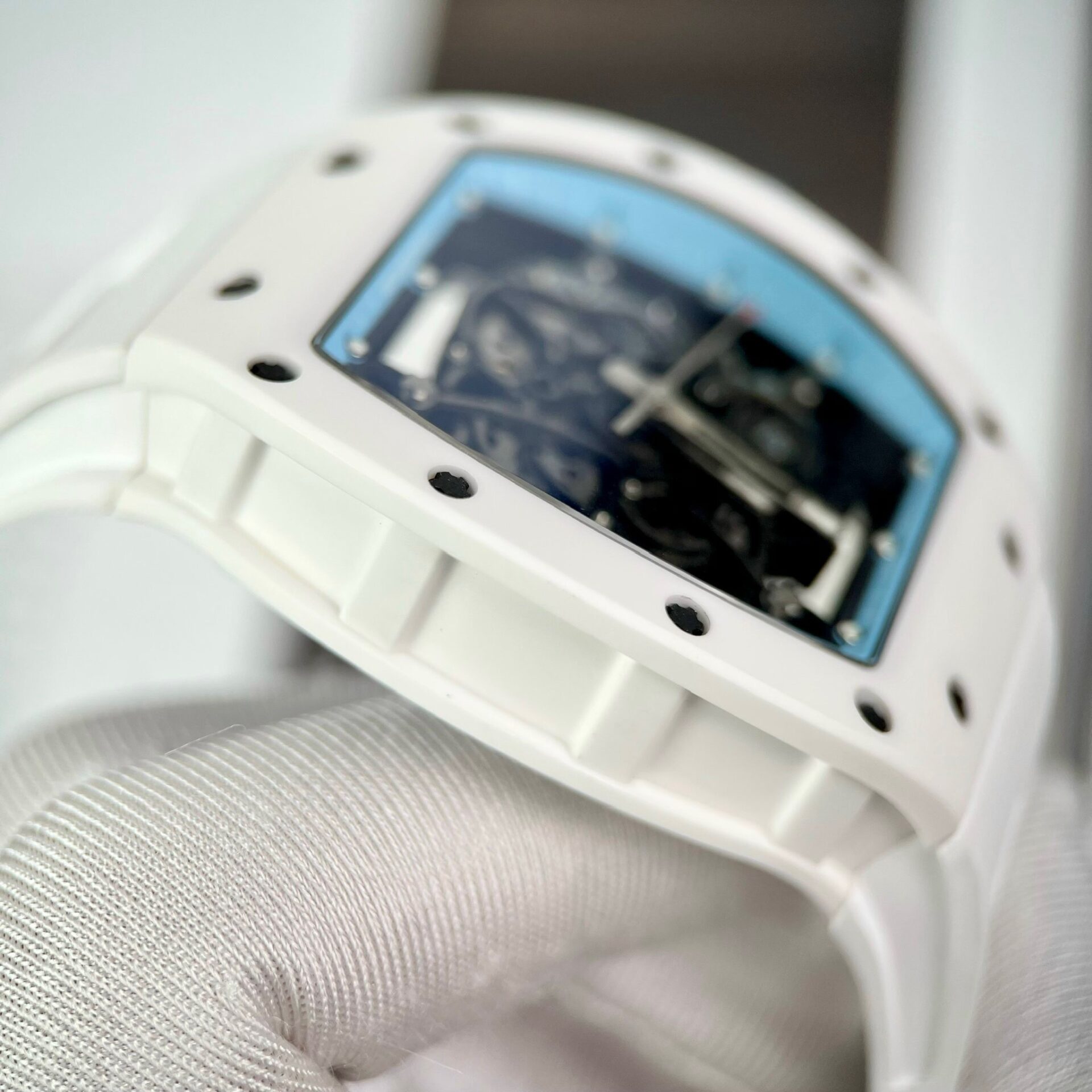 Richard Mille RM055 Bubba Watson White Replica Watch Factory BBR 45mm - Top club