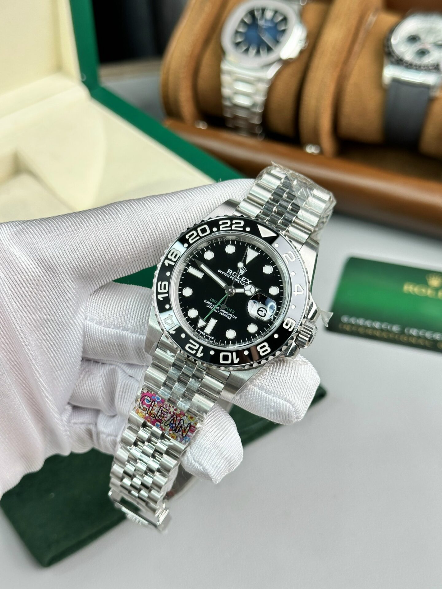 Rolex GMT-Master II 116710LN Replica Watch Black Dial Clean Factory 40mm - Elite Watch Atelier