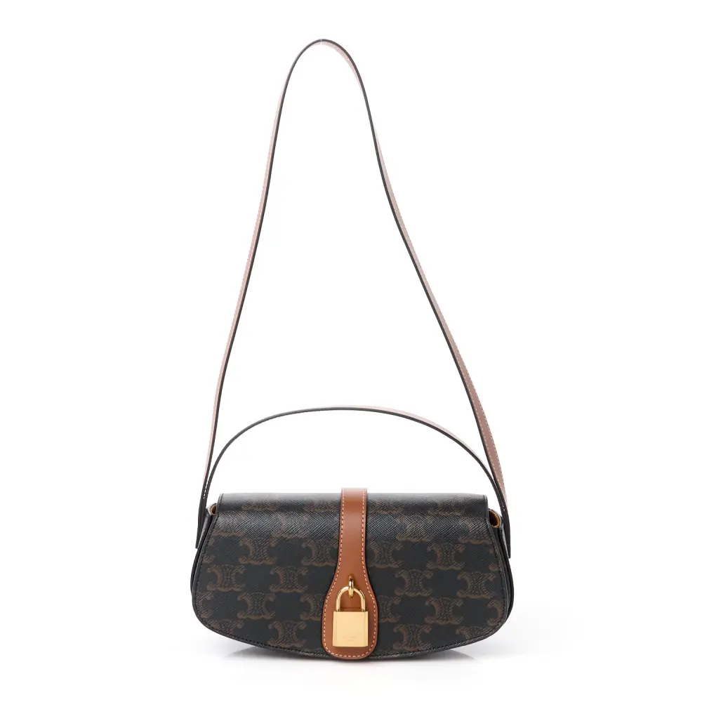 High-Quality Replica of Celine Tan Triomphe Small Tabou Clutch1:1High-quality replica