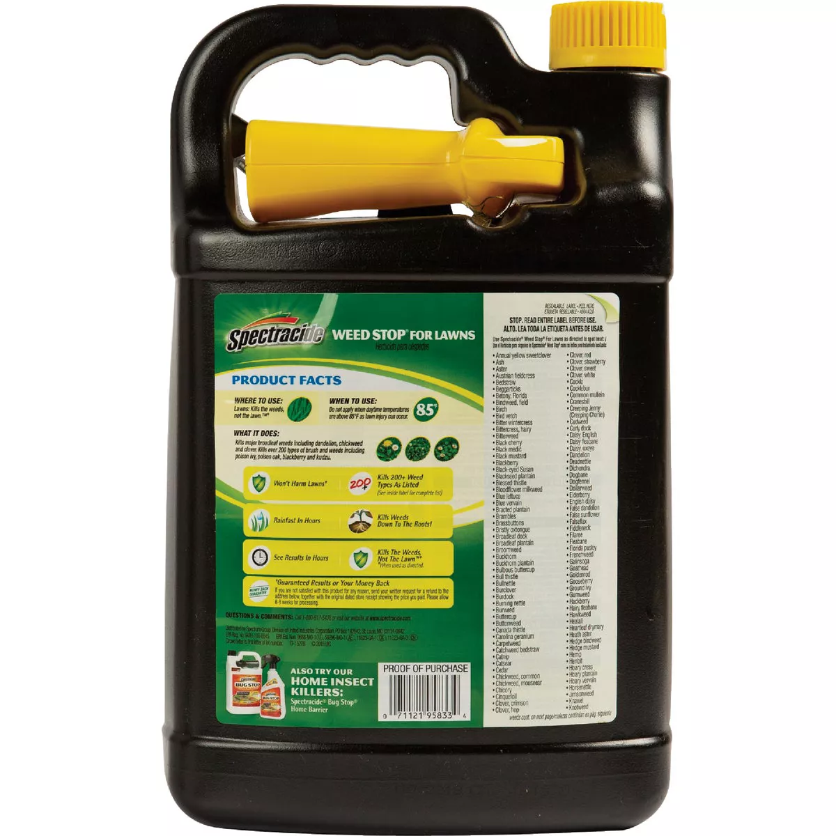Spectracide Weed Stop For Lawns 1 Gal. Ready To Use Trigger Spray Weed Killer