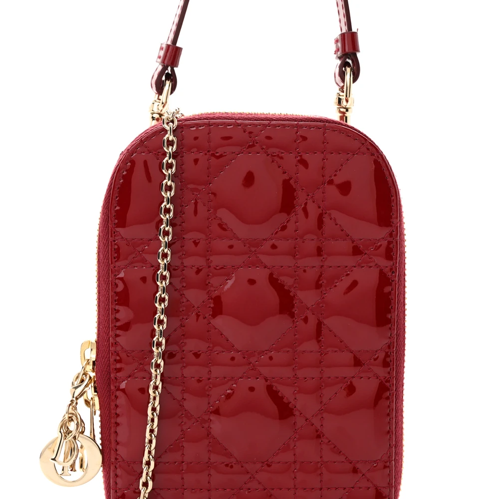 Replica Dior Lady Phone Holder with Gold Hardware Guide1:1High-quality replica