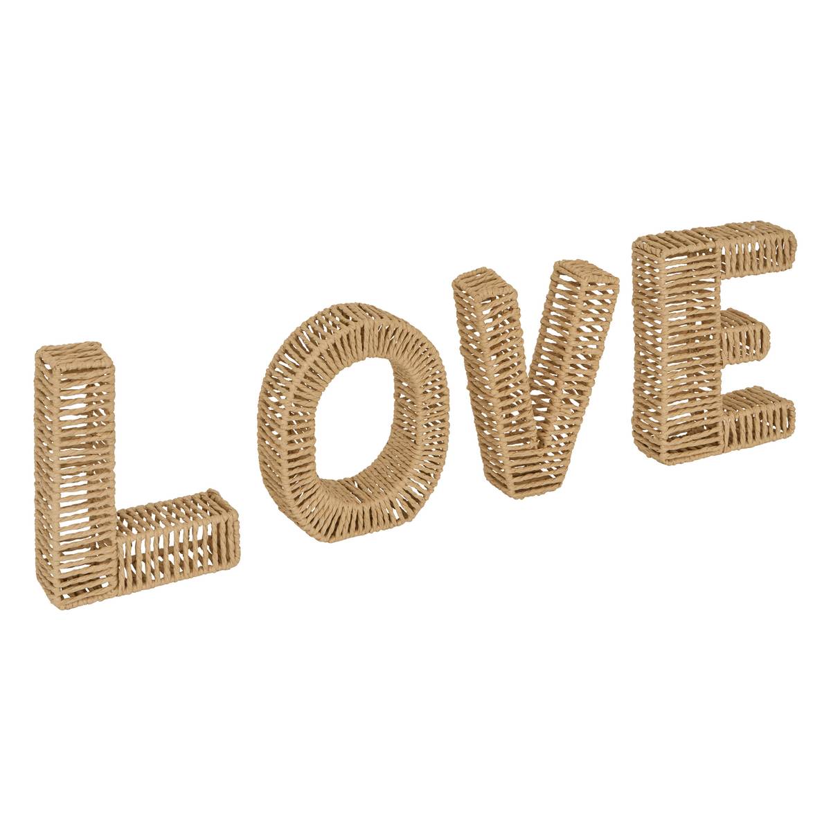 Word to place "Love" Beige, 59x20 cm