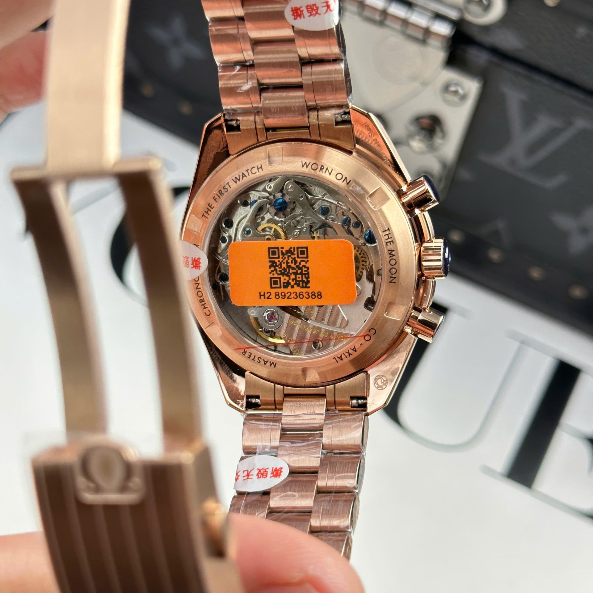 Omega Best Copies Watch SpeedMaster MoonWatch Rose Gold OM Factory 42mm - Top club