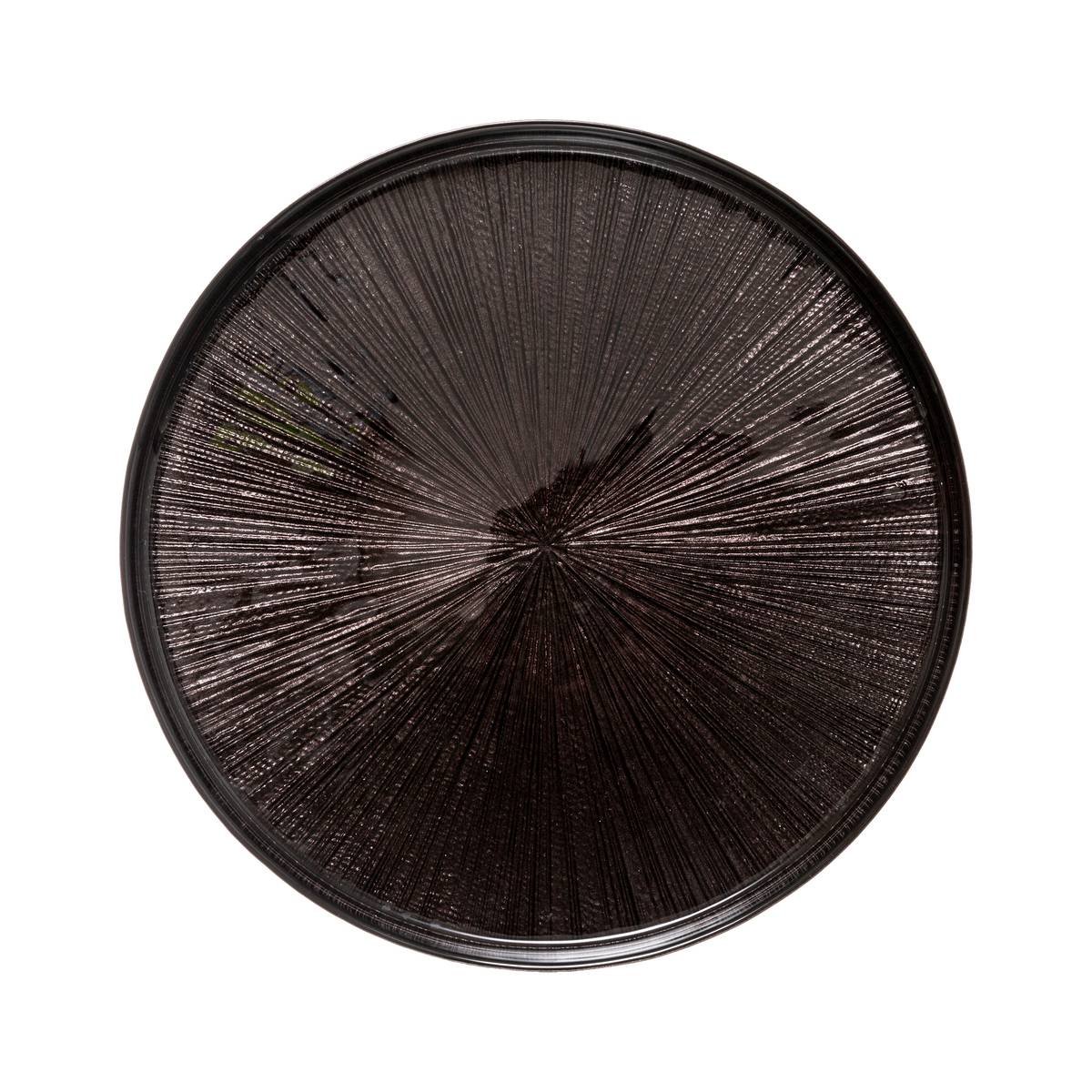 Dessert plate "Astra" D.21 cm, Black