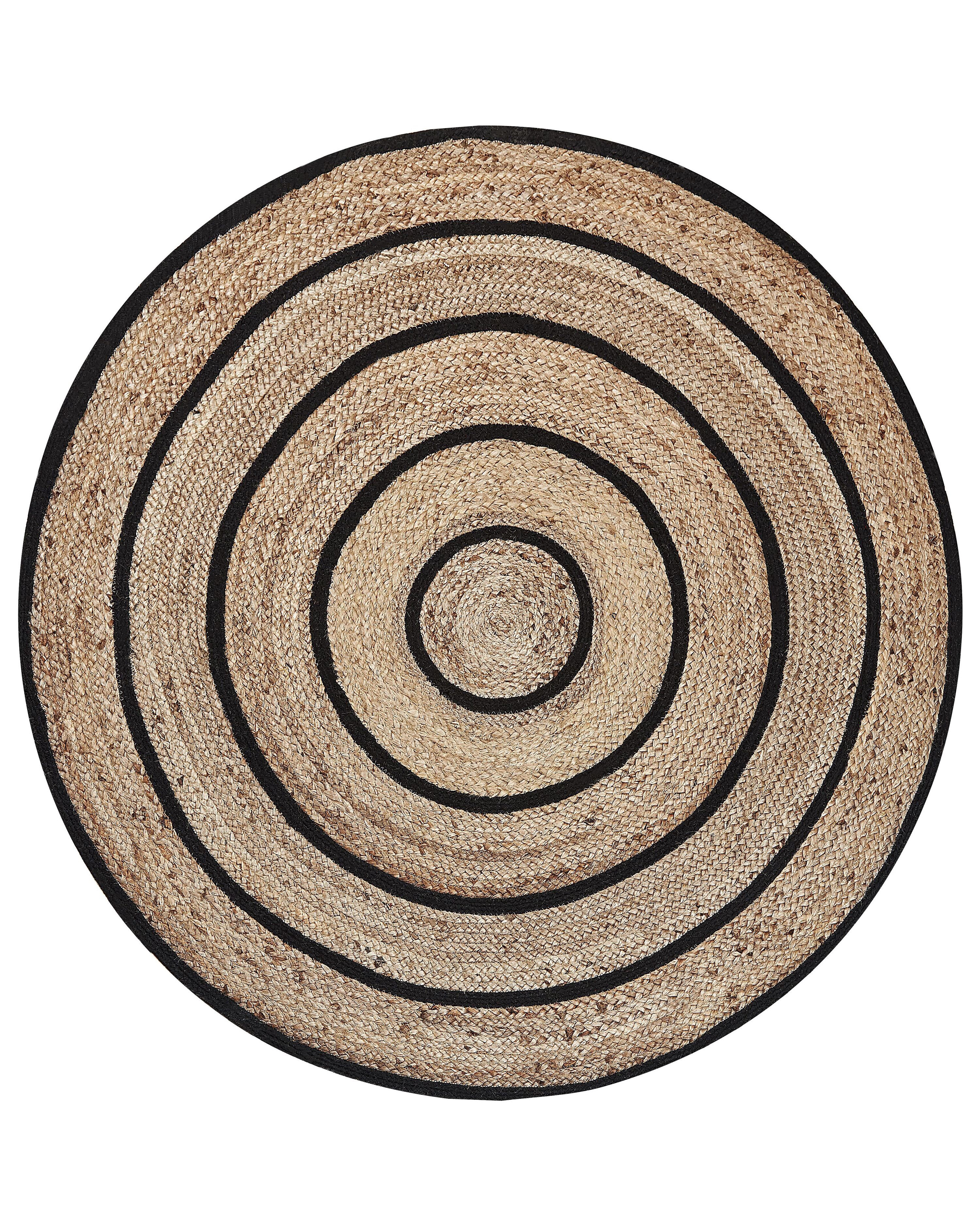 Rug BUKSE Beige ø 140 cm Jute