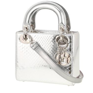 Dior Micro Lady Dior shoulder bag in yellow crocodile1:1High-quality replica