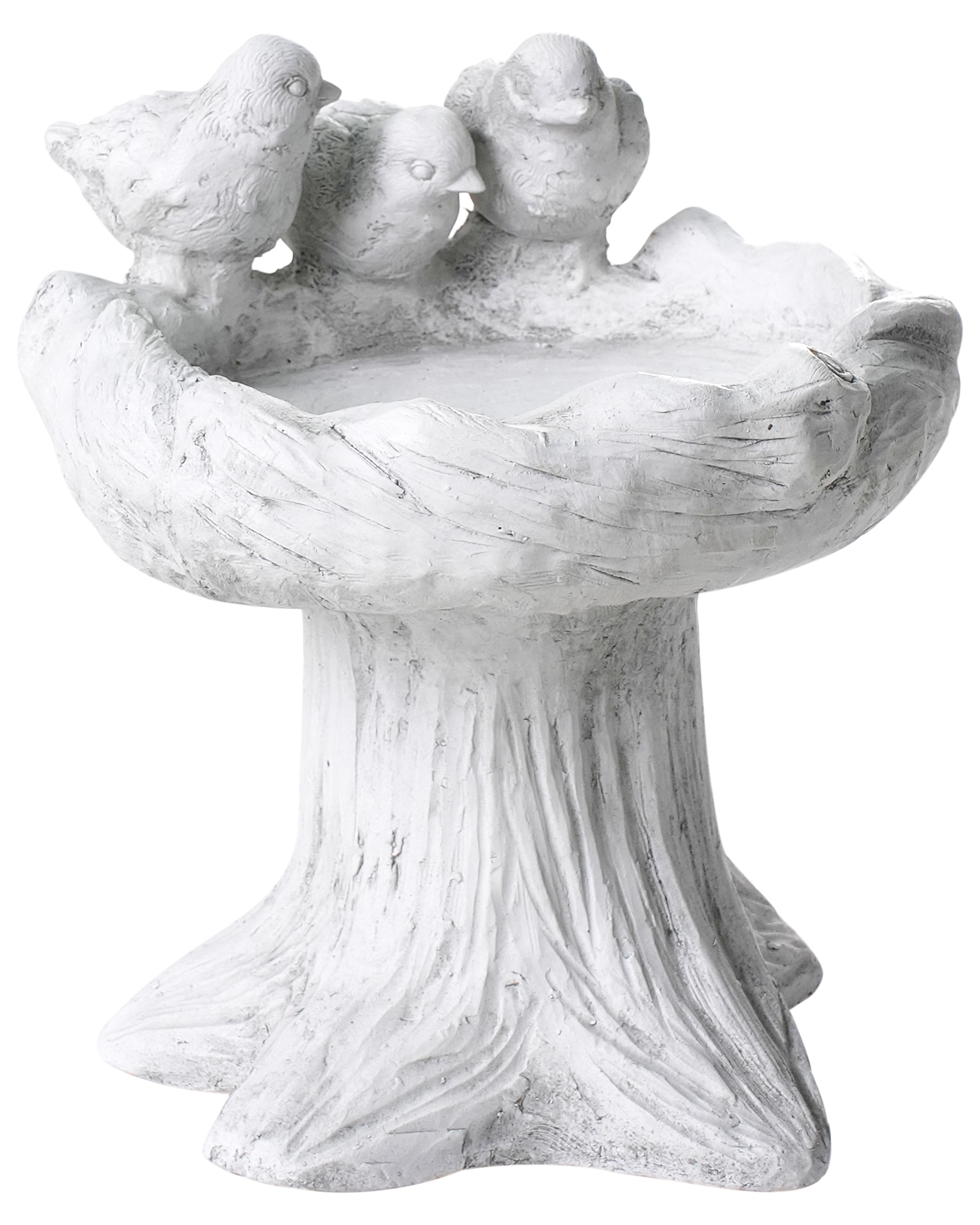 Bird Bath JEZZA Bird Grey