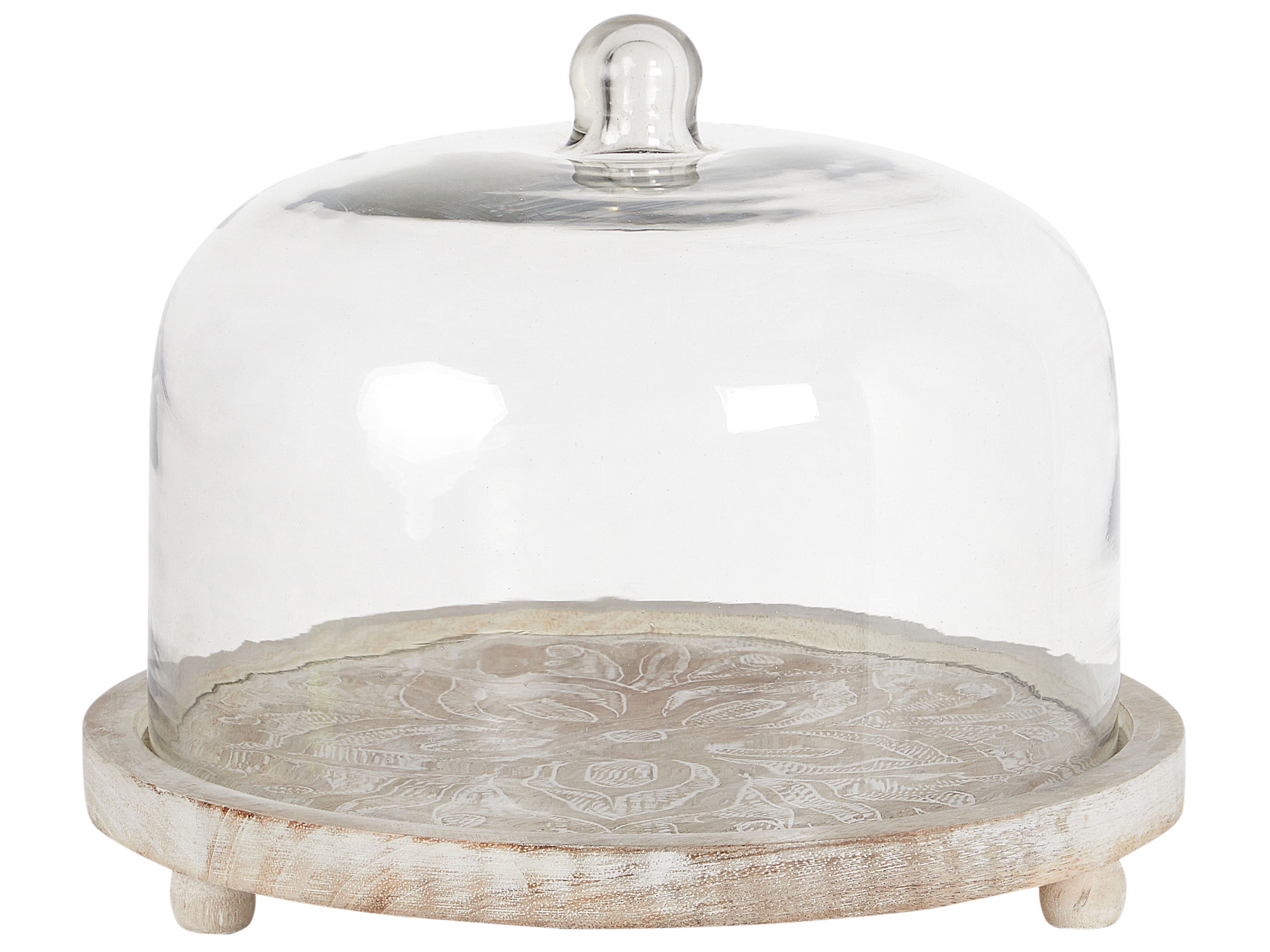 Cake Stand FAJUM Mango Wood Light Brown