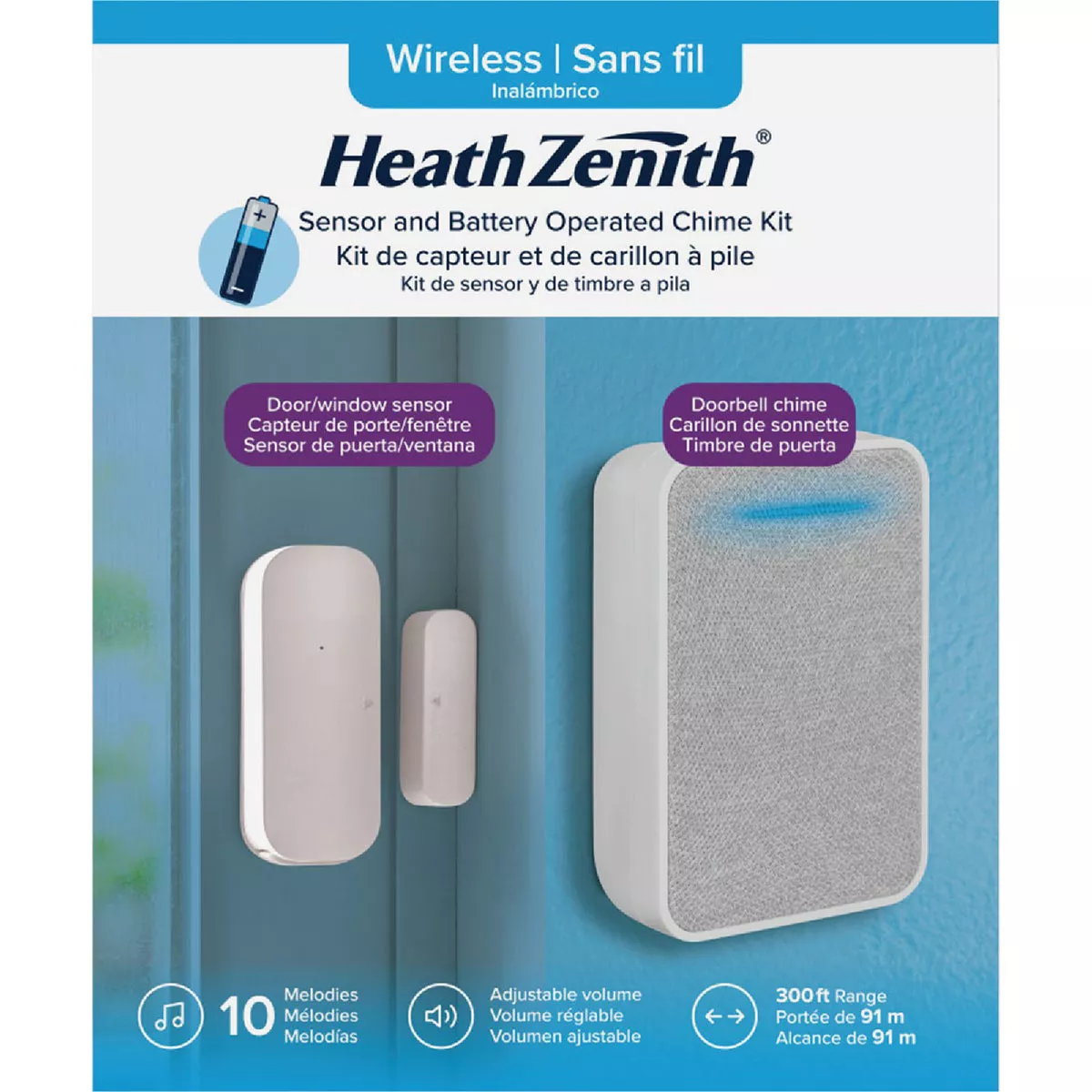 Heath Zenith Gray/White Wireless Entrance Alert Kit