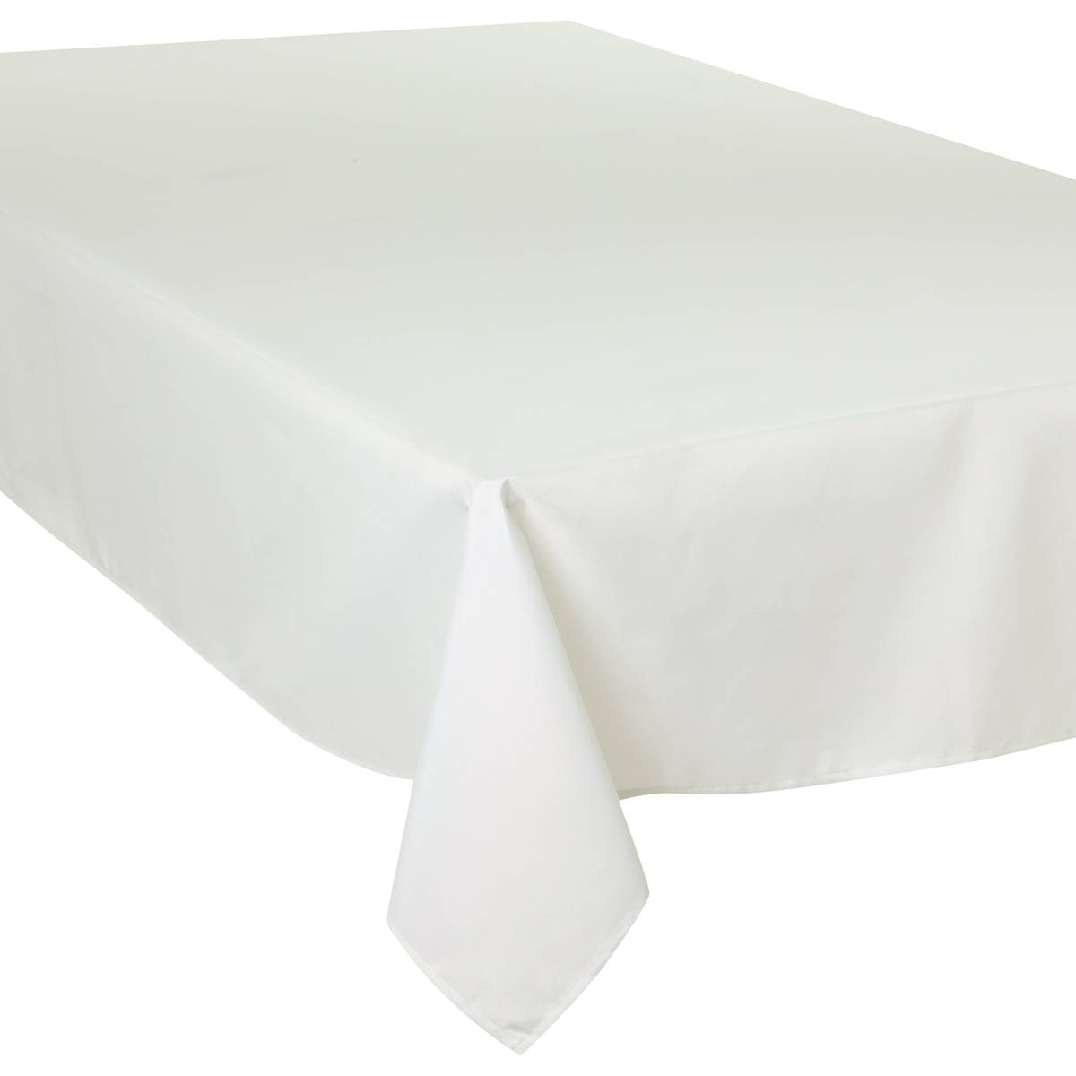 Tablecloth stain resistant Ivory white, 150x300 cm