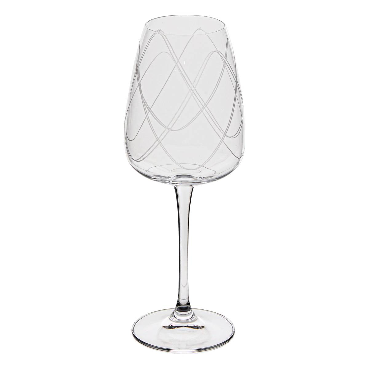 Set of 4 "Talia" wine glasses Crystal clear, 440 ml, Transparent