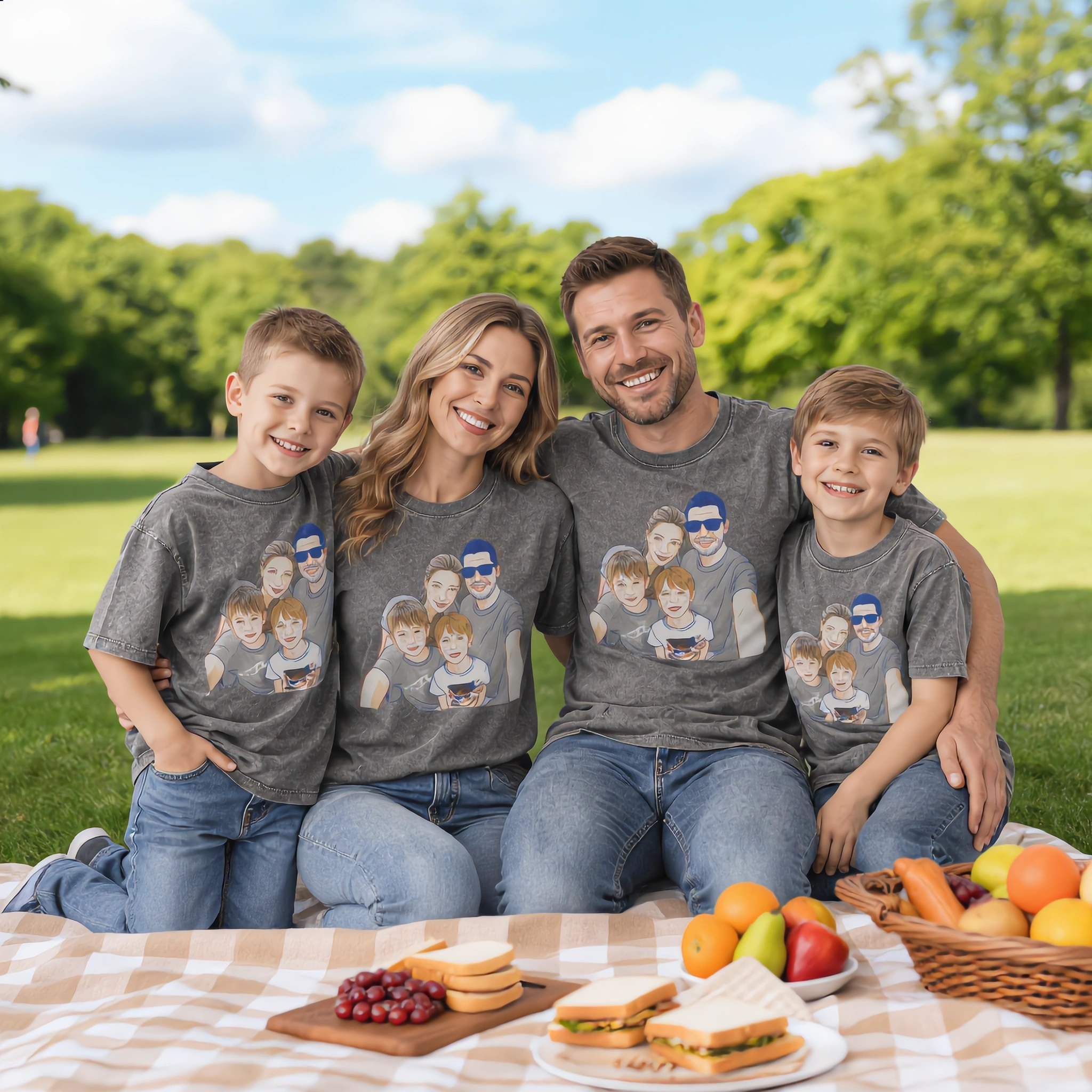 Anniversary Edition | Custom Vintage Wash Anniversary Photo T-Shirt