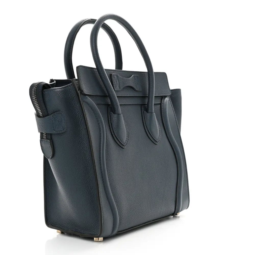 Celine Petrol Baby Drummed Calfskin Replica Handbags Online1:1High-quality replica