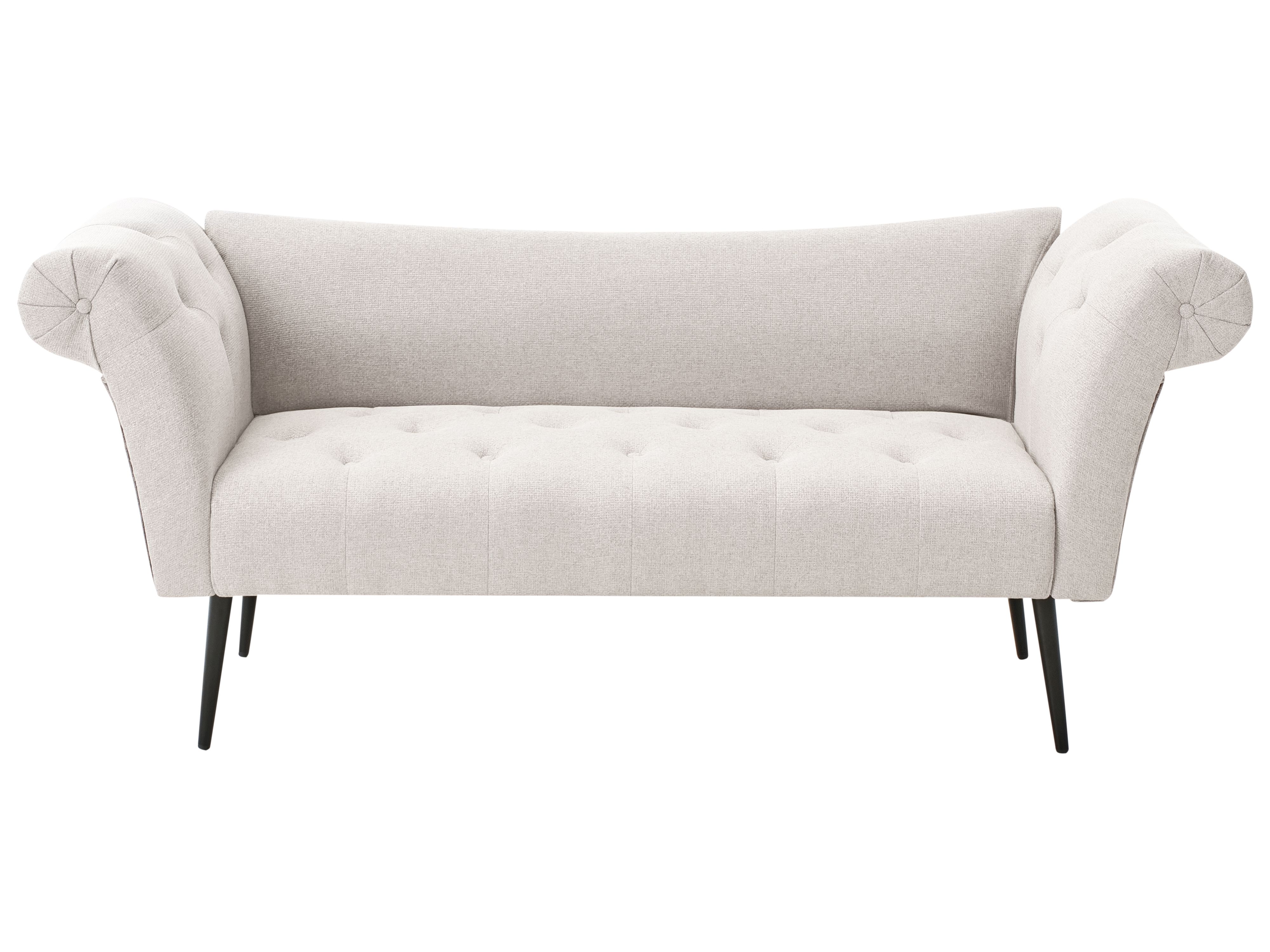 Chaise Longue NANTILLY Fabric Light Beige