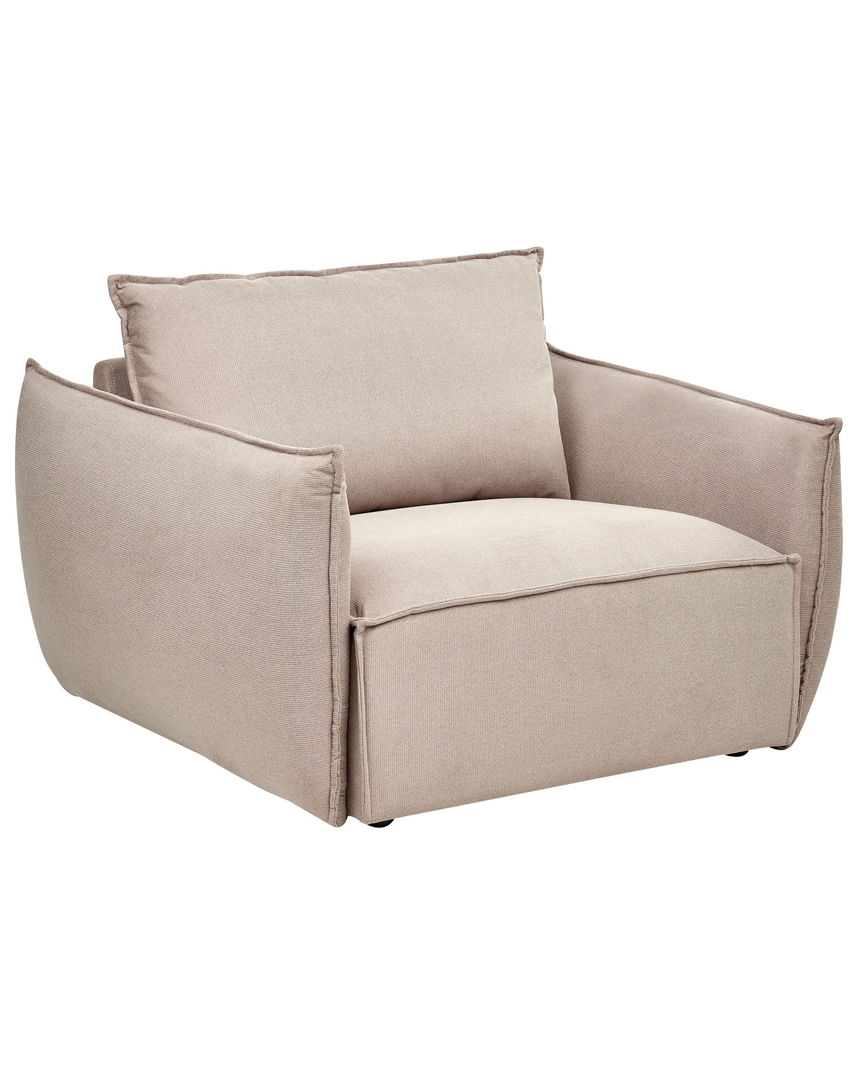 Armchair KUNES Fabric Taupe