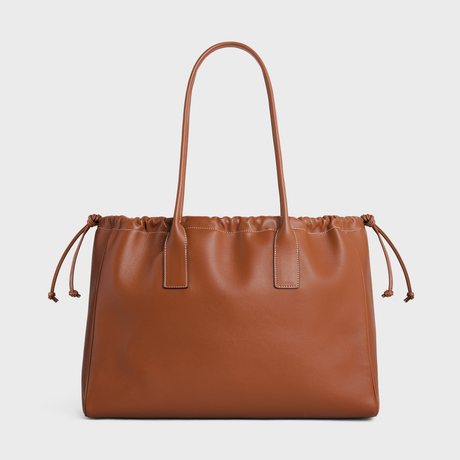 Replicate CABAS DRAWSTRING CUIR TRIOMPHE IN SMOOTH CALFSKIN TAN(1:1 replica)1:1High-quality replica