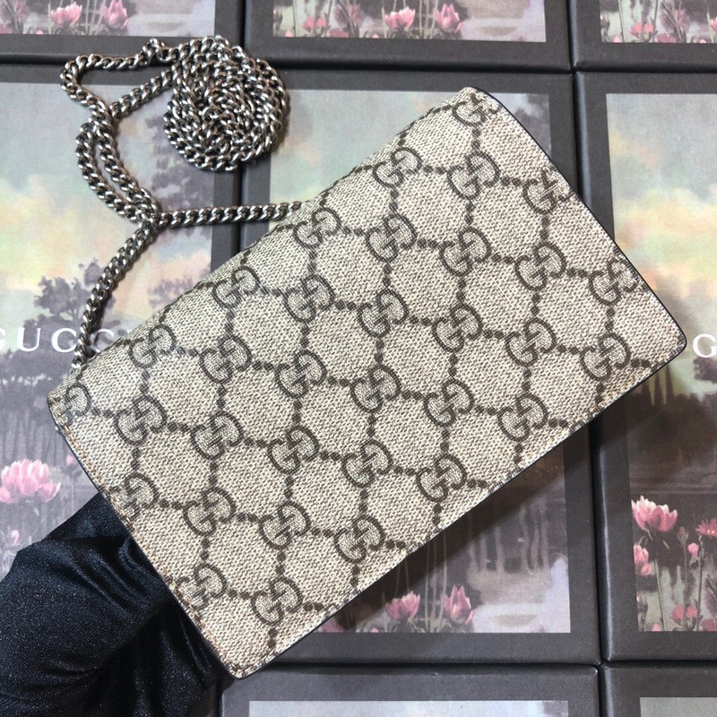 Replica Gucci Dionysus Leather Canvas Super Mini Bag1:1High-quality replica