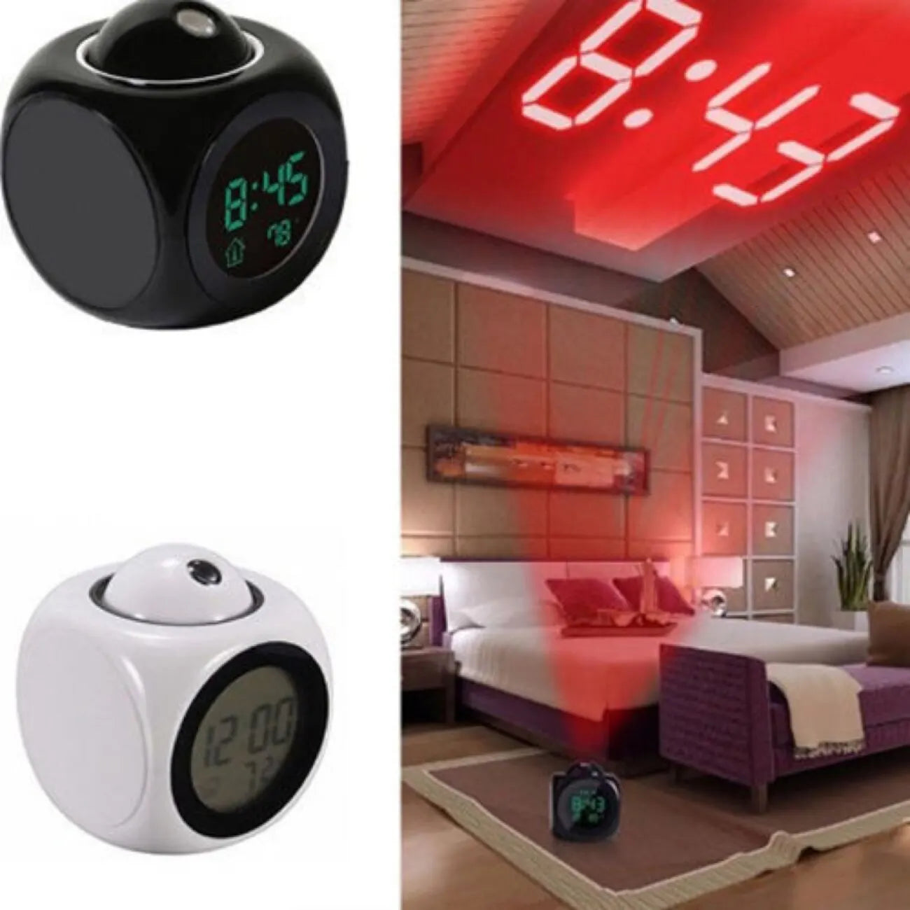 SnoozePro | Slimme Klok met Digitale Weergave en Projectie