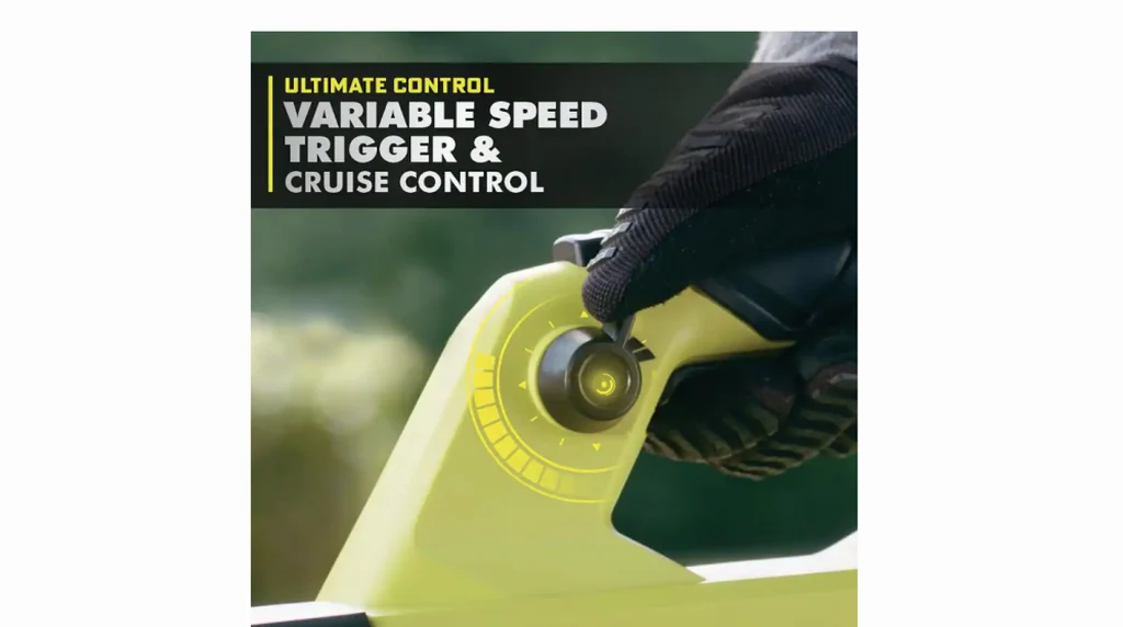 RYOBI 40V HP Brushless Cordless Leaf Blower, 730 CFM, 190 MPH, 2x 4.0 Ah Batteries And Charger - Image 8 RYOBI 40V HP Brushless Cordless Leaf Blower, 730 CFM, 190 MPH, 2x 4.0 Ah Batteries And Charger - Image 8