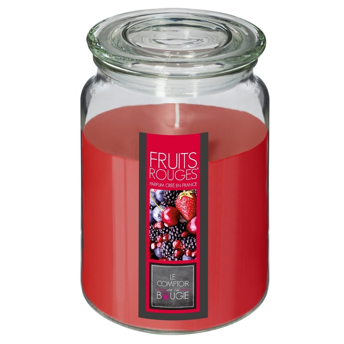 Scented candle Red fruits, 510g