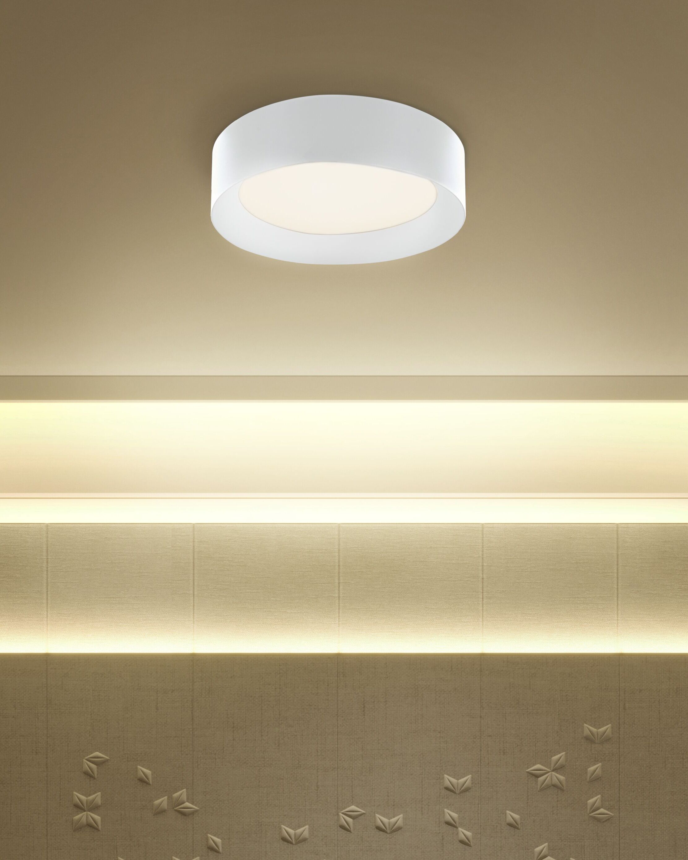 LED Ceiling Lamp LOEI Metal White