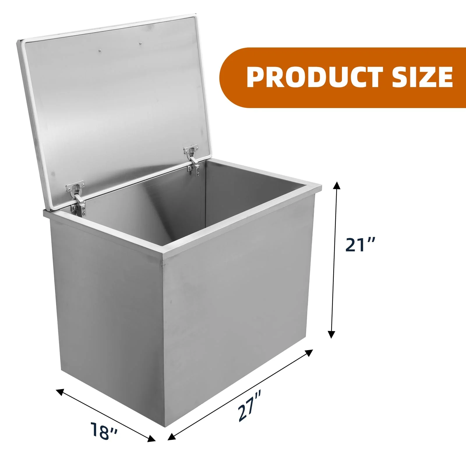 Towallmark Deep Chest Freezer,Mini Upright Small Freezerfor Outdoor Kitchen Patio Ice Bar,Silver