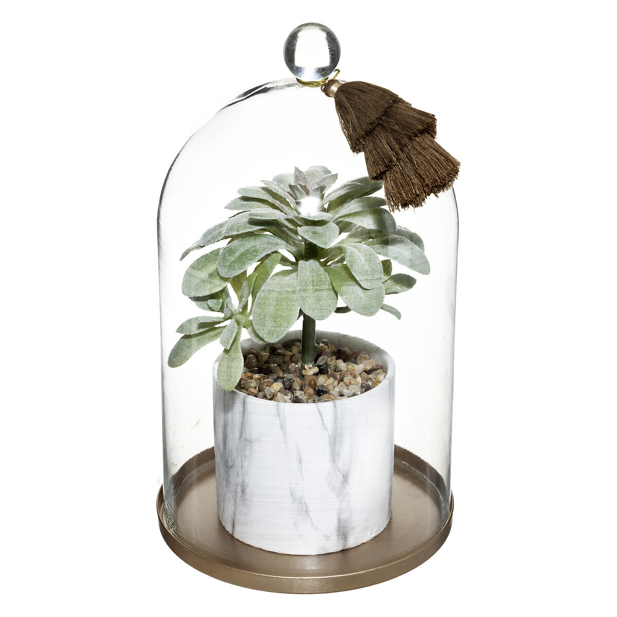 Artificial plant to hang with bell "Suite" H.25 cm