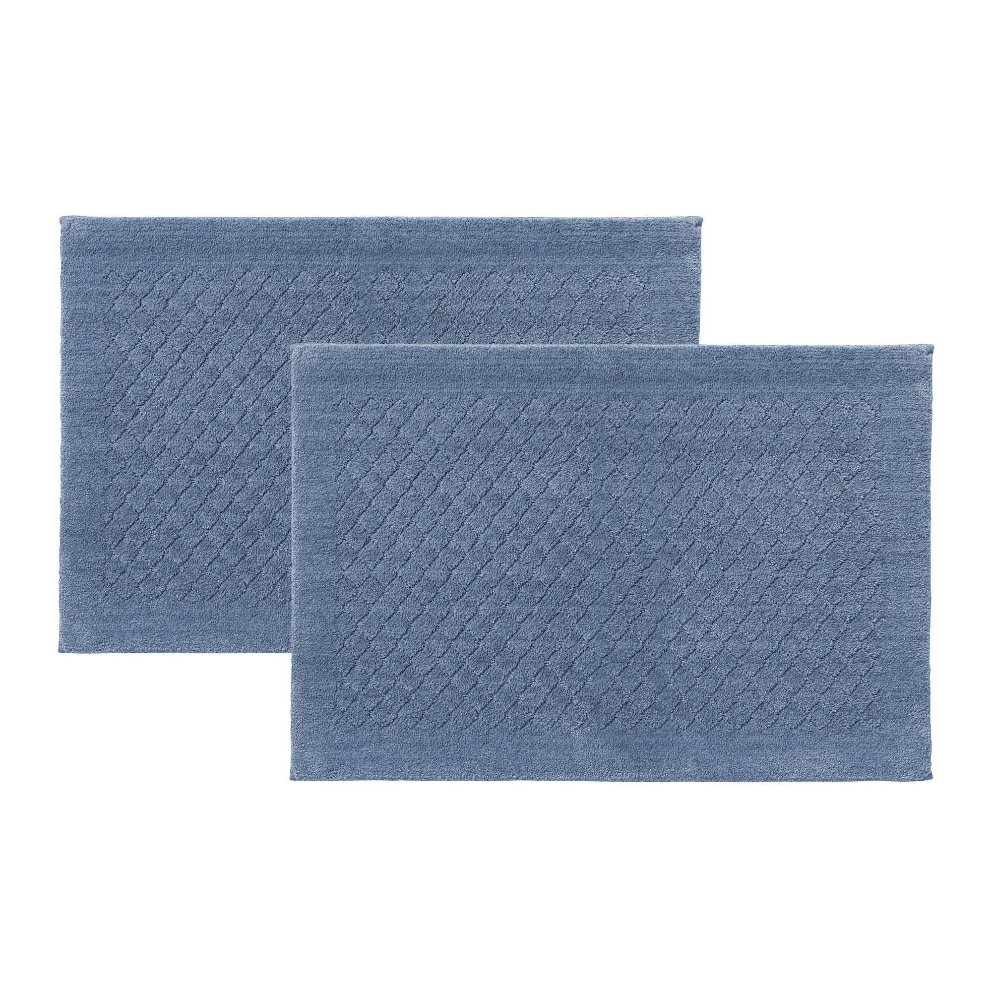 Charisma Drylon Diamond Bath Rugs, 2-pack