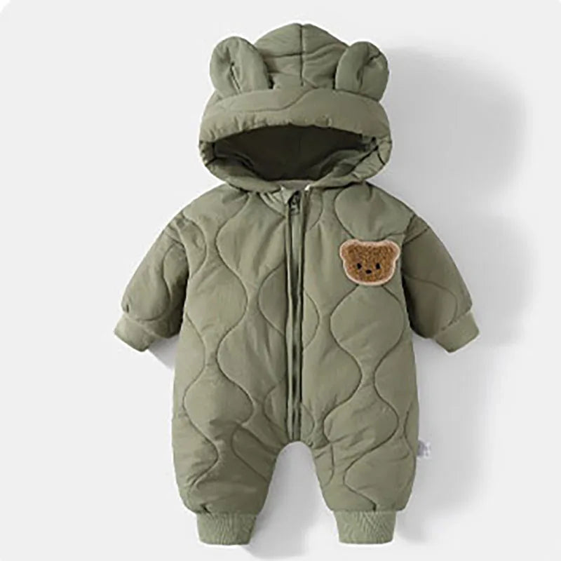 FuzzyFriends | Cartoon Beer Winter Romper
