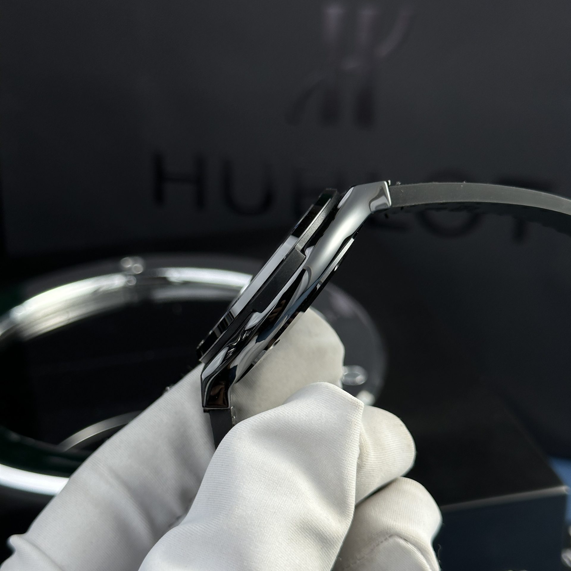 Hublot Replica 1:1 Watch Refine SW300 Movement Black Ceramic Bezel JJZ Factory 42mm - Top club