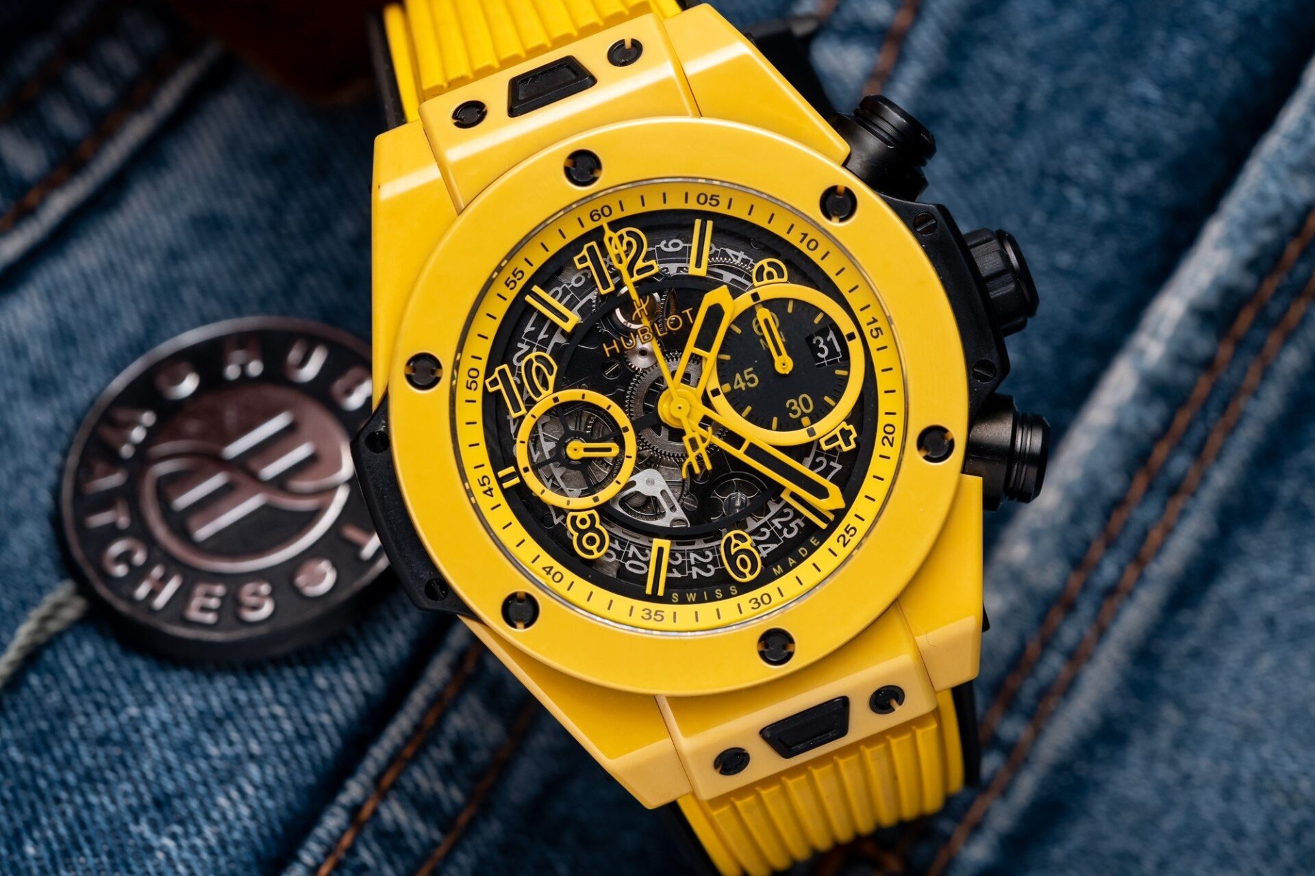 Hublot Replica 11 Watch Big Bang Unico Yellow Magic BBF Factory 42mm - Elite Watch Atelier