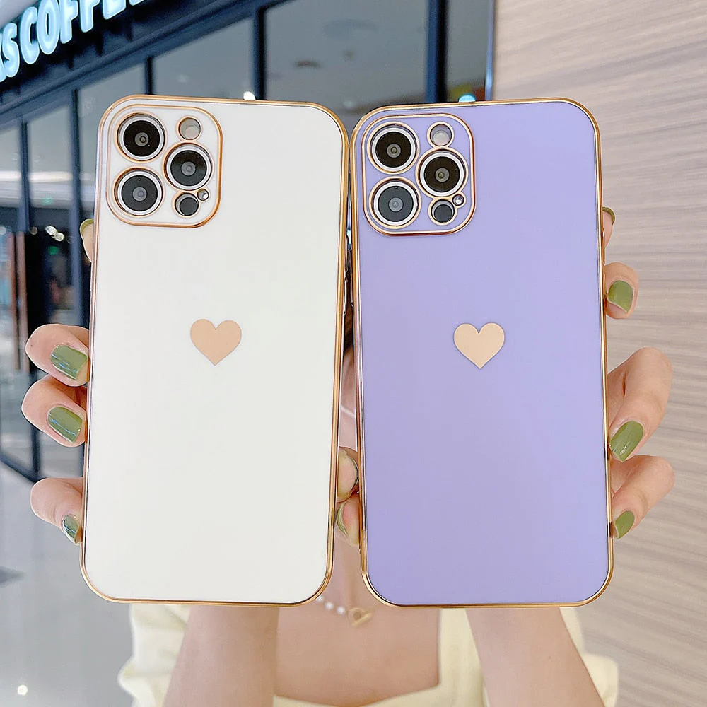 Love Heart Full Cover iPhone Case - Wholesale & Influencer