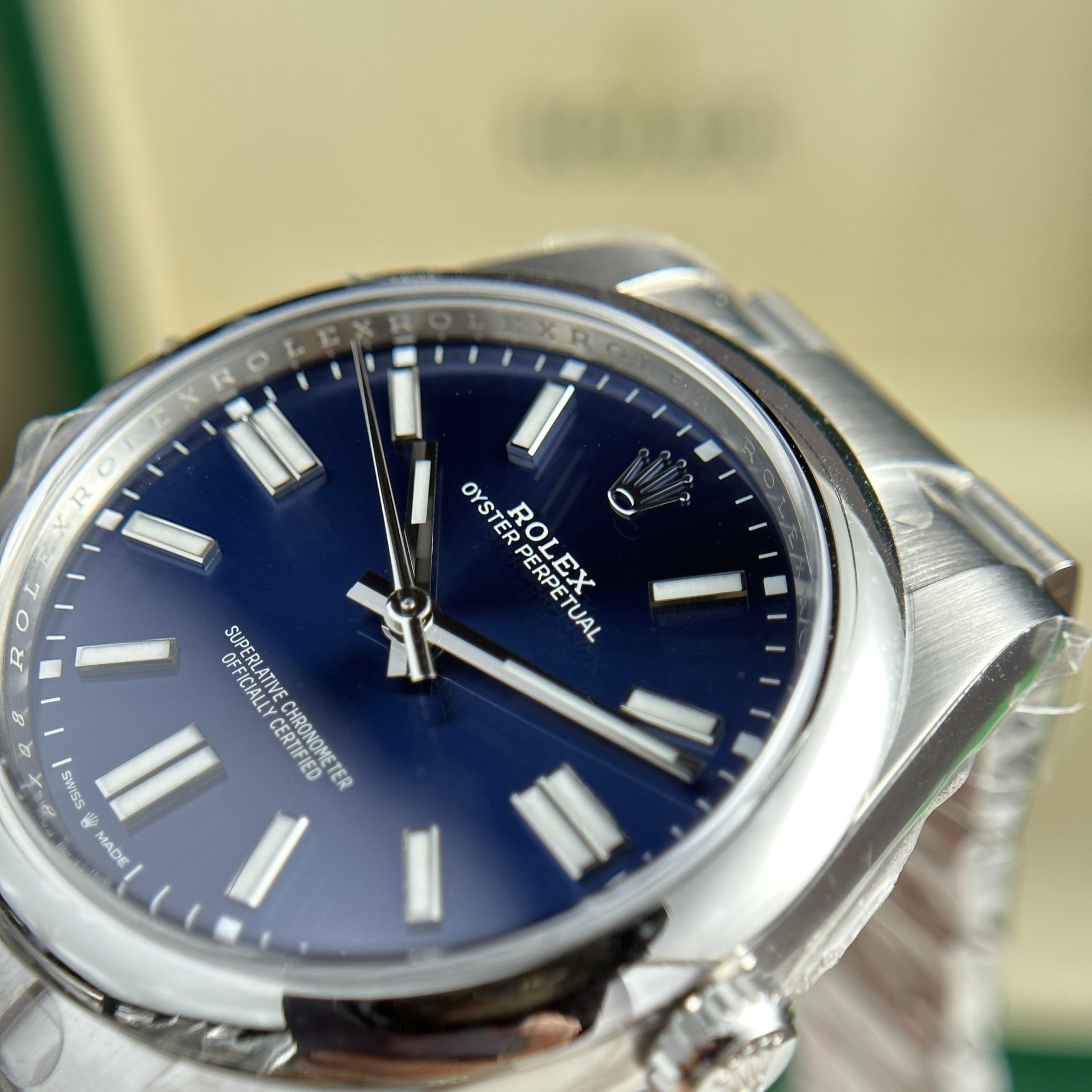 Rolex Replica Watch Oyster Perpetual 124300 Dial Blue Clean Factory 41mm - Elite Watch Atelier