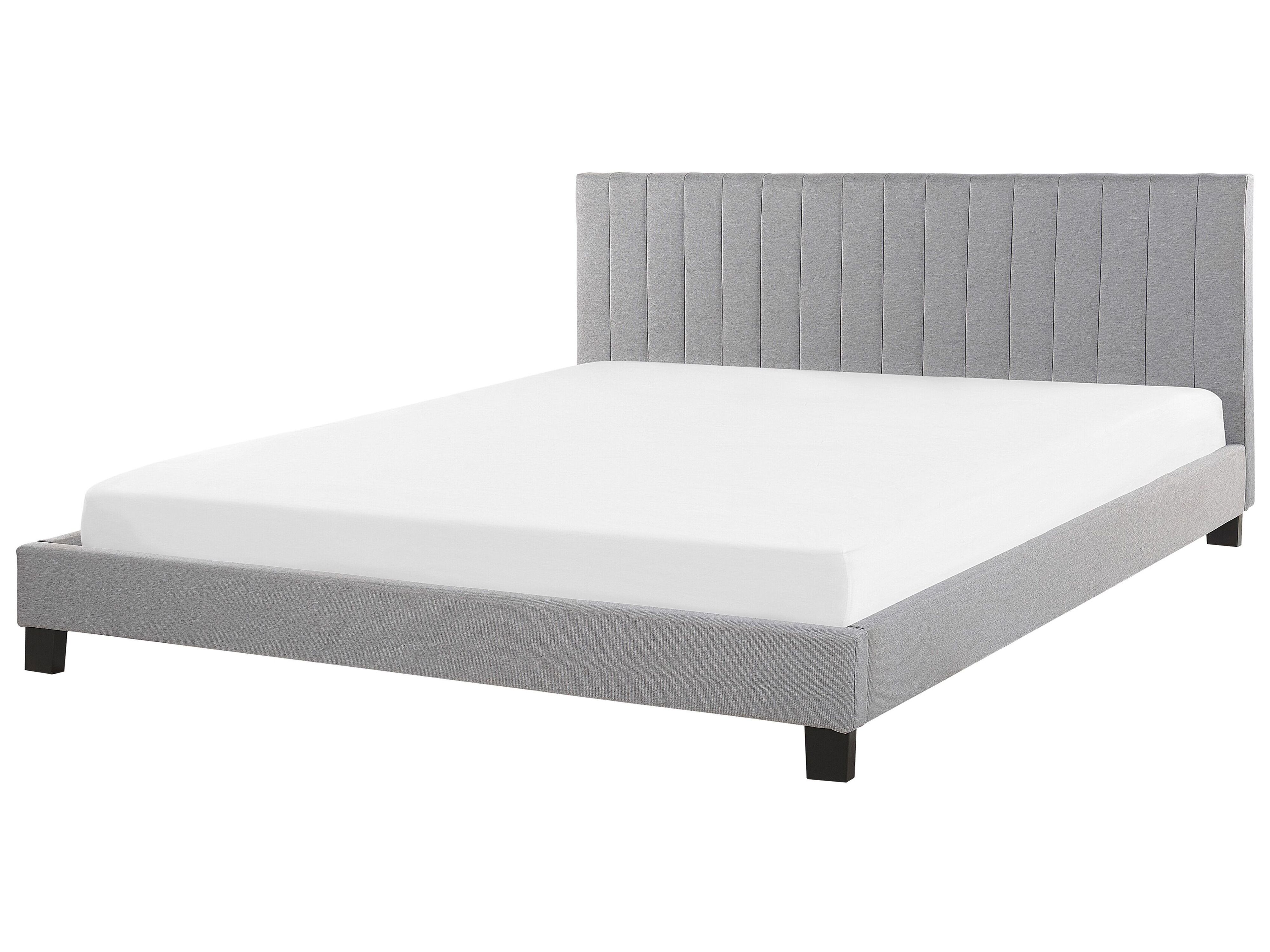 Bed Fabric POITIERS 180 x 200 cm (EU Super King) Light Grey