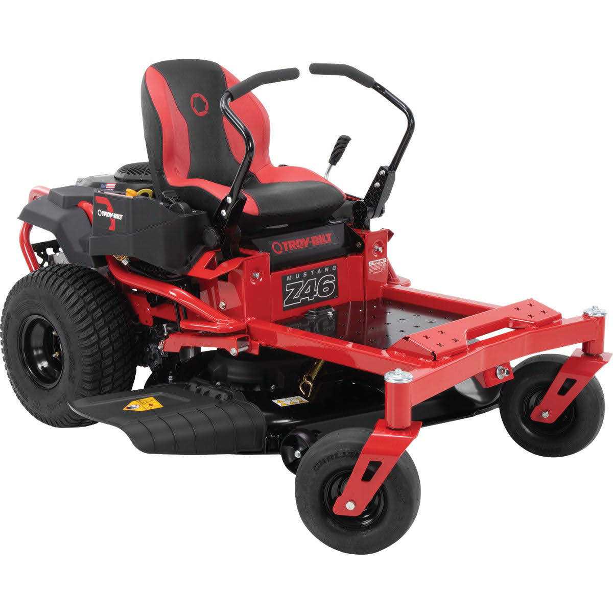 Troy-Bilt Zero-Turn Riding Lawn Tractor, 22 HP Kohler, 46-inch Steel Deck - Mustang Z46 Troy-Bilt Zero-Turn Riding Lawn Tractor, 22 HP Kohler, 46-inch Steel Deck - Mustang Z46